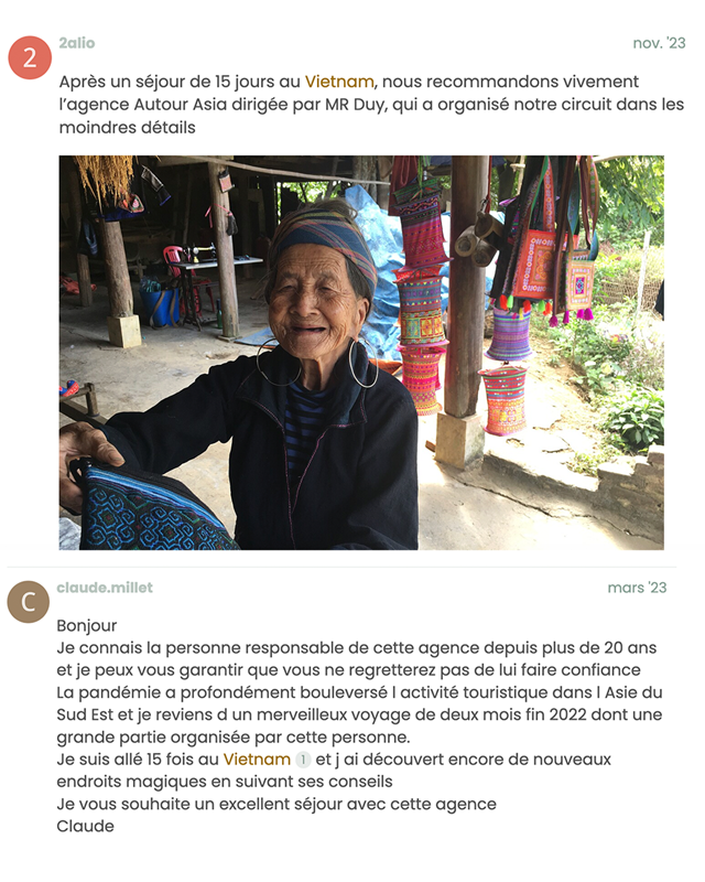 Ils partagent leur expérience sur Routard