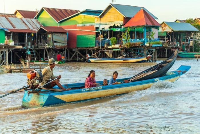 Village flottant Kampong Phluk