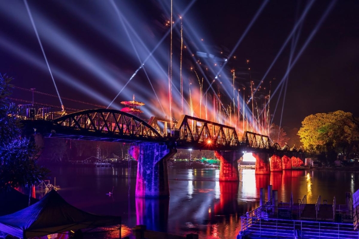 Fête du Pont de la rivière Kwai, Kanchanaburi