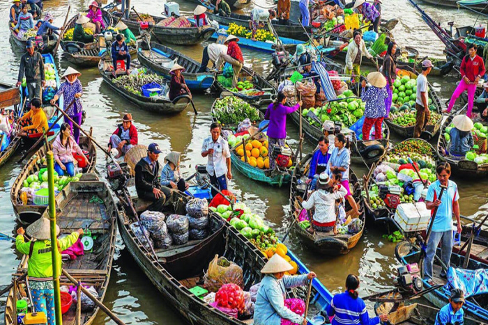 Marché flottant de Cai Rang
