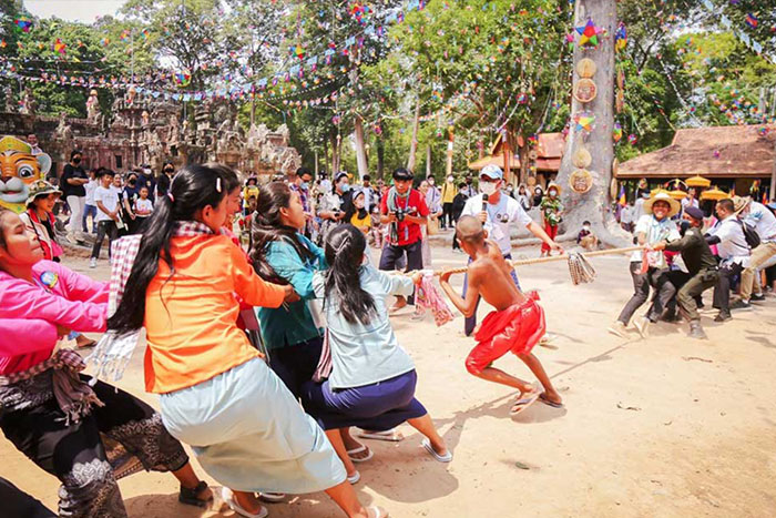 Nouvel An khmer, fête au Cambodge