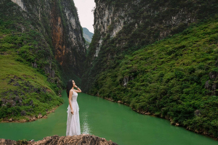 Vietnam en février, visiter la rivière Nho Que à Ha Giang 