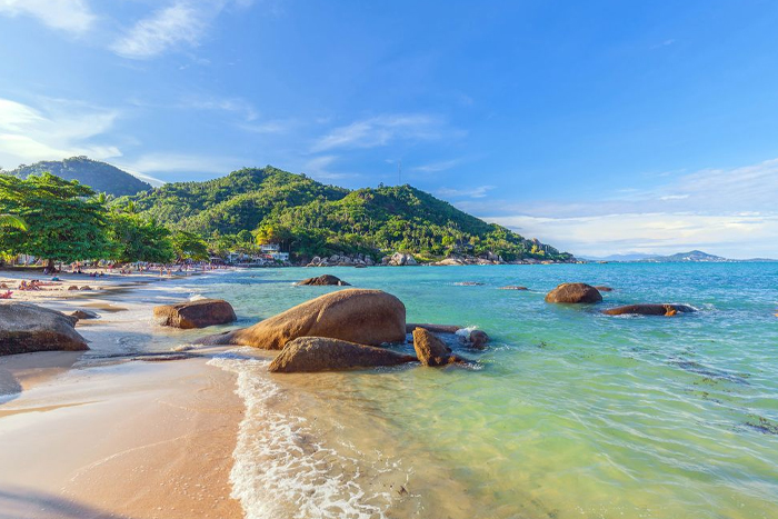 Plage de Lamai, un coin paisible de Koh Samui