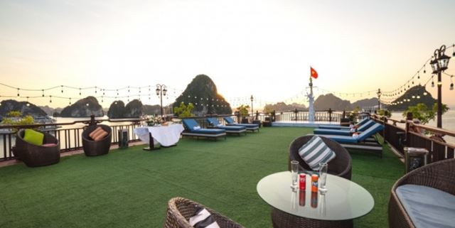 La terrasse spacieuse