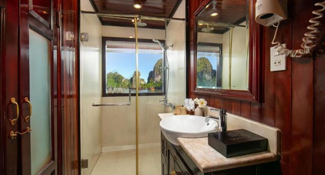La salle de bain en jonque 