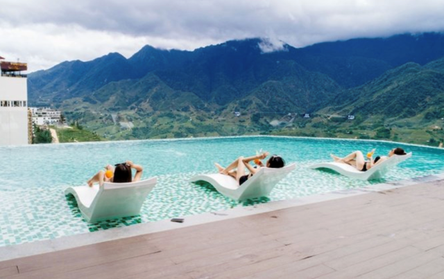 Sapa Bamboo Hotel & Spa (Piscine)