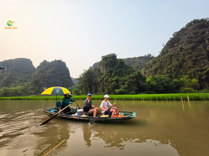 Expérience en bateau à Ninh Bình