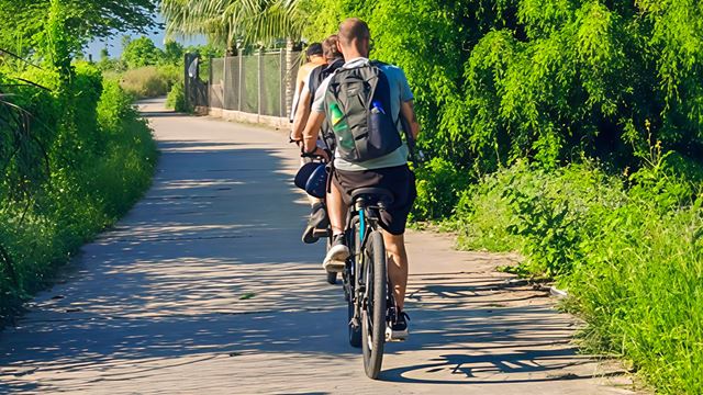 Balade à vélo dans le delta du Mékong