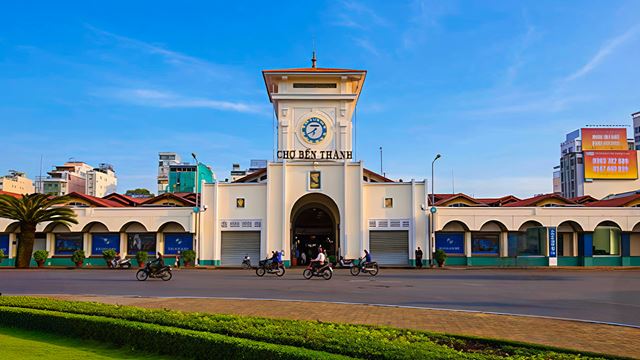 Marché Ben Thanh à Ho Chi Minh Ville