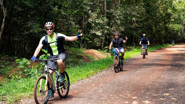 Balade à vélo dans le delta du Mékong