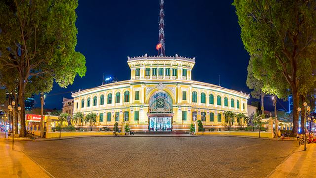Poste centrale de Ho Chi Minh Ville