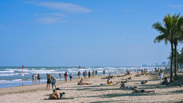 Détendez-vous sur la plage de Da Nang