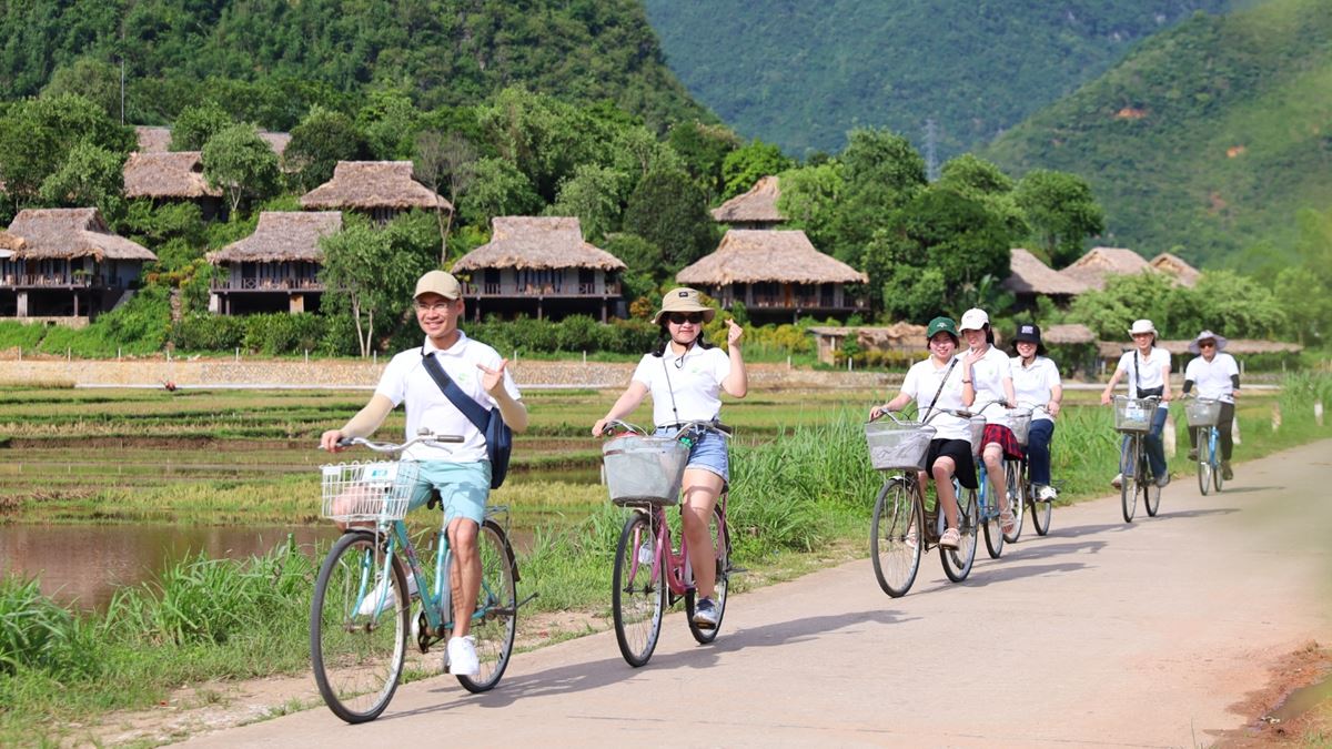 Balade à vélo à Mai Chau
