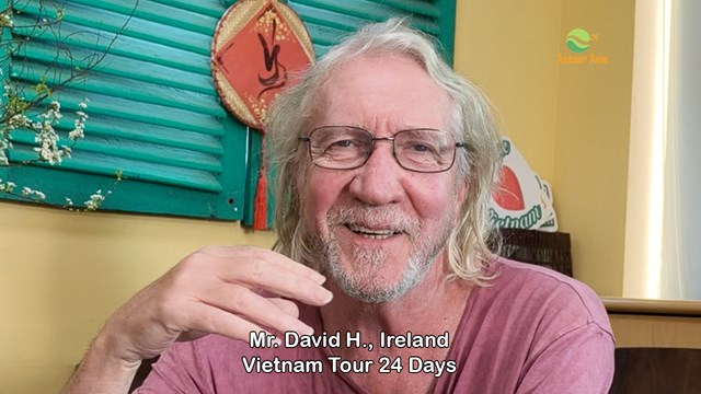 M David H partage son expérience de 24 jours au Vietnam